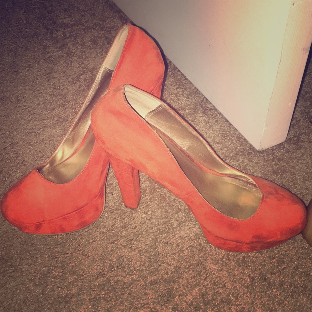 Orange heels